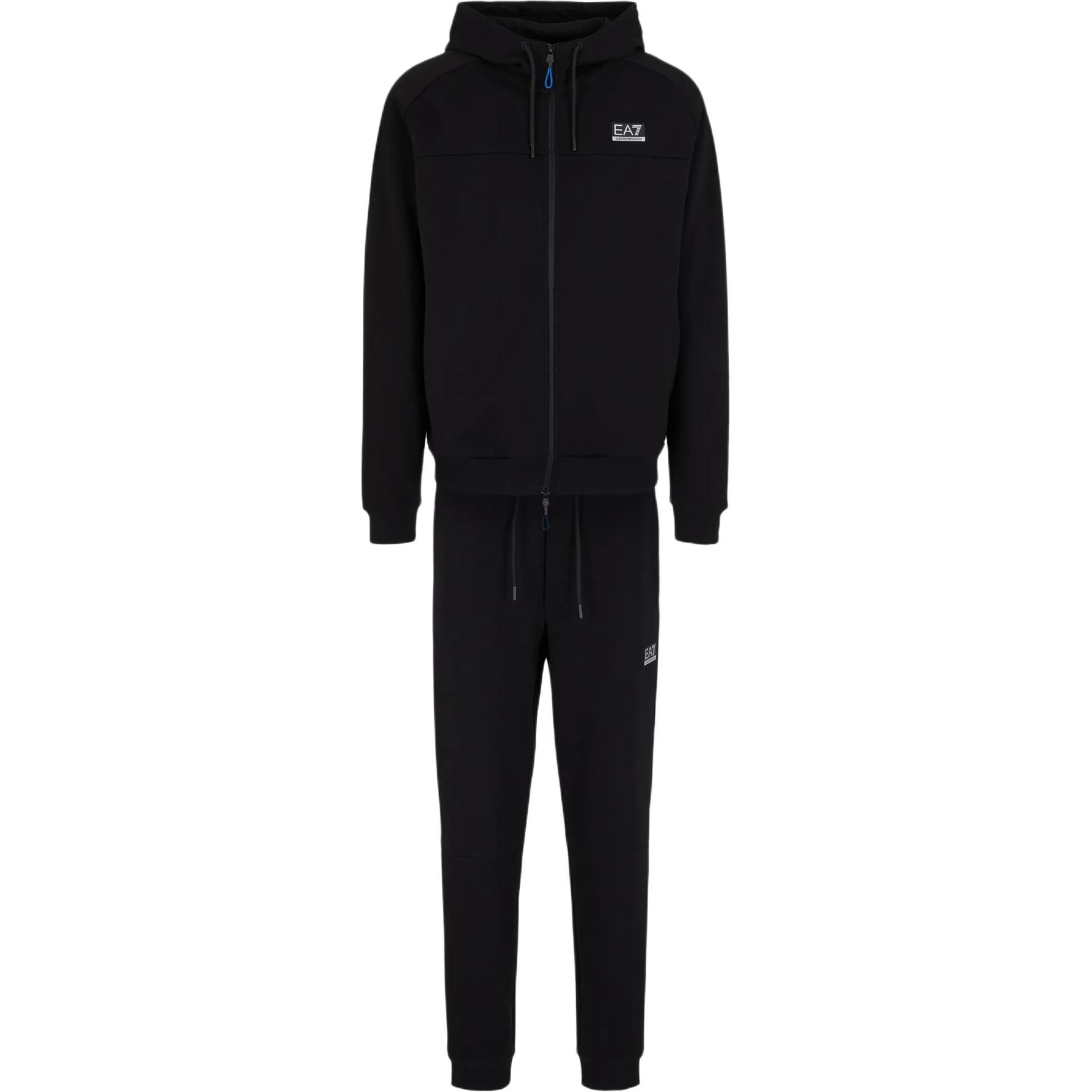 

Спортивный костюм с принтом логотипа Ea7 EMPORIO ARMANI, черный