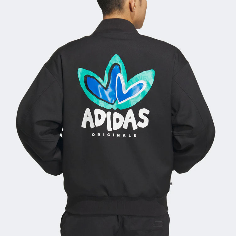 Куртка adidas originals Logo IK8663, черный — фото 3