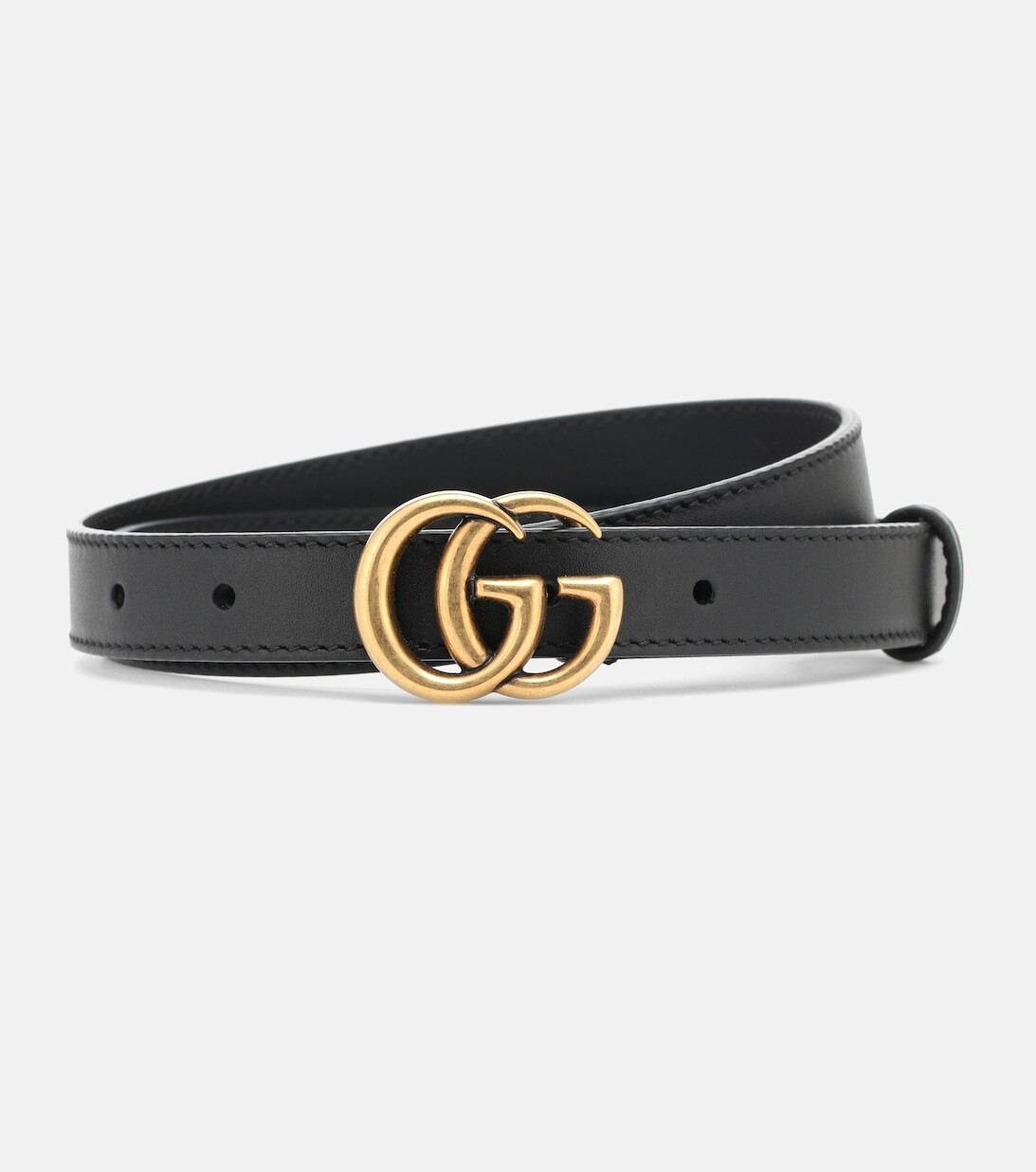 

Ремень с логотипом GG Gucci, черный