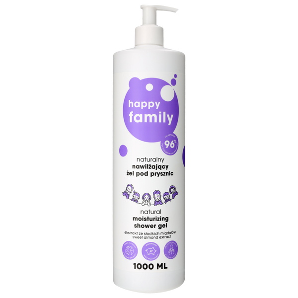 

Увлажняющий гель для душа, 1000 мл Happy Family