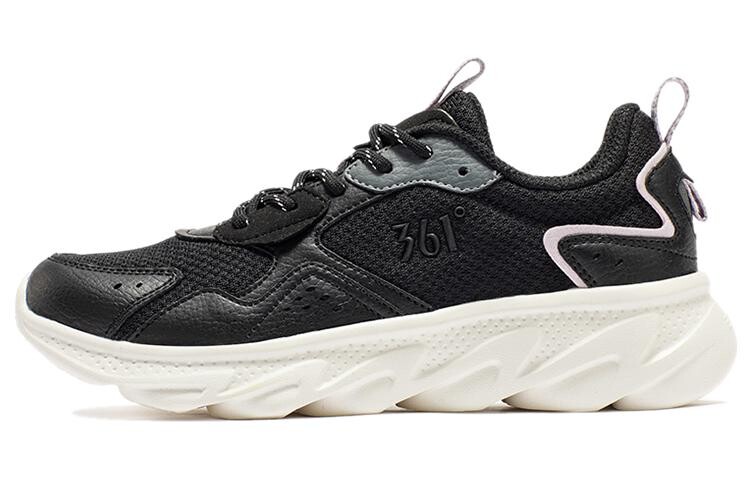 

Кроссовки женские низкие Obsidian Black/Light Pulp Purple 361°
