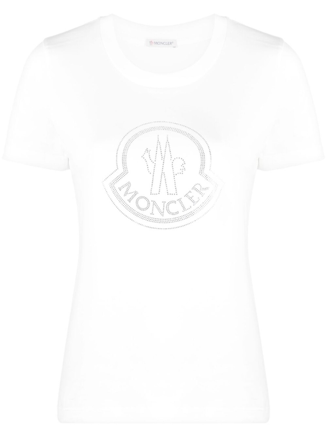 

Moncler футболка с логотипом, белый