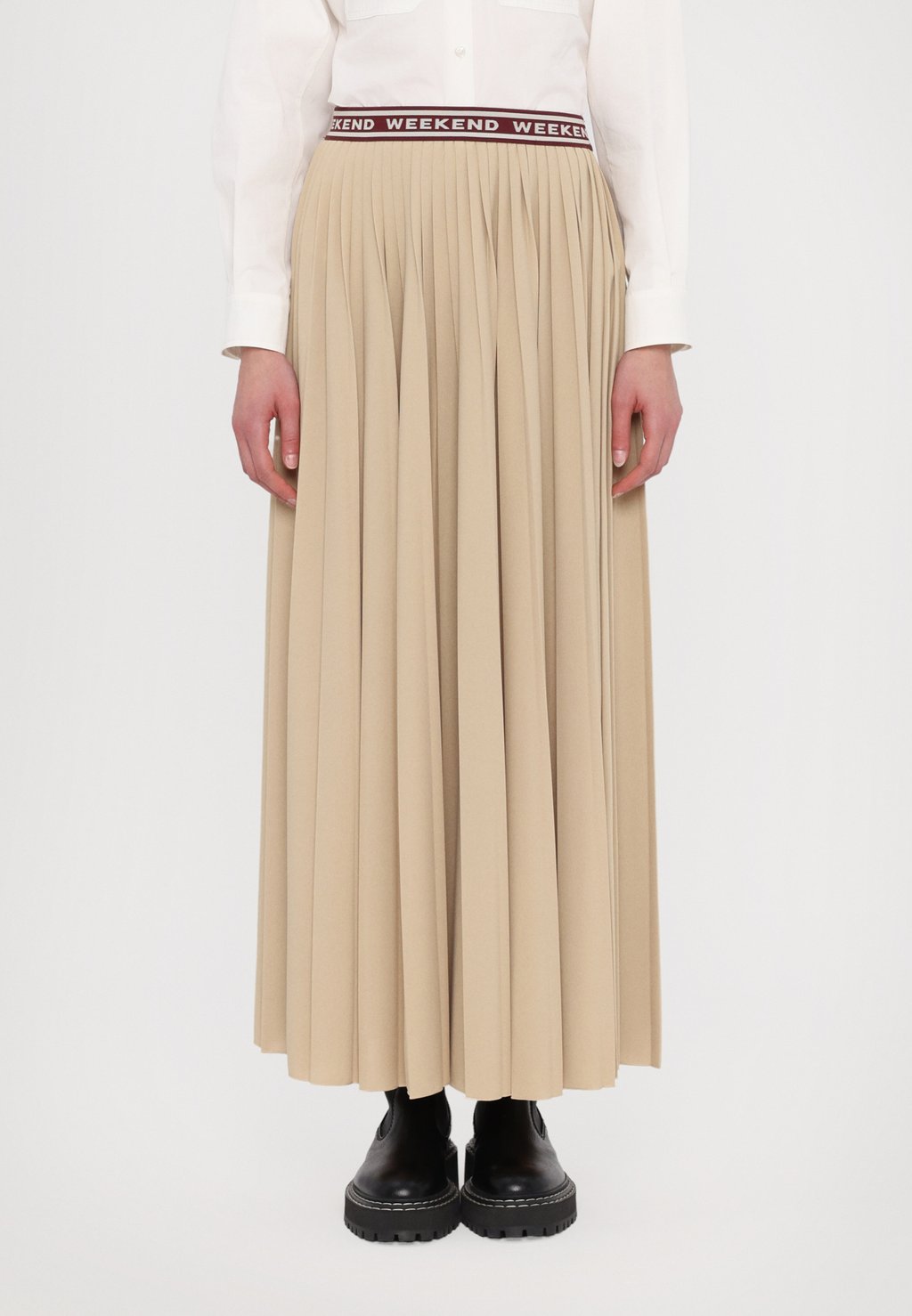 

Юбка макси BLEU WEEKEND MaxMara, молочный