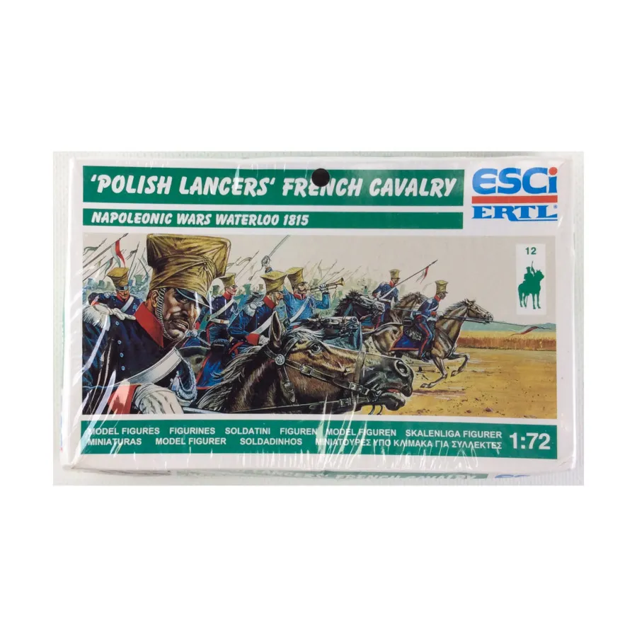

«Польские уланы» французской кавалерии - Ватерлоо 1815 г. (издание 1990 г.), Napoleonic Wars (1:72) (ESCI)