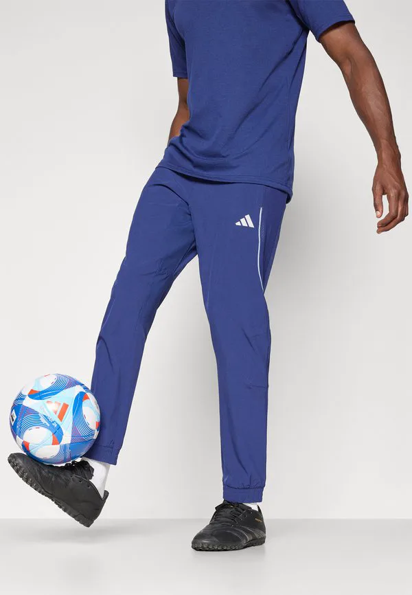 Технологическое приложение, спортивные штаны Adidas Performance, Dark Blue/Glow Blue — фото 4
