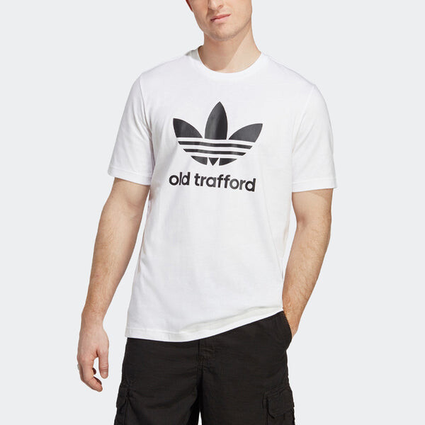 Футболка adidas originals Manchester United OG Trefoil T-Shirt 'White', белый — фото 2