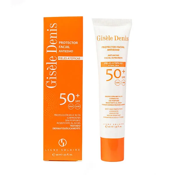 

Защита лица для атопичной кожи Protector Facial Antiedad Spf50+ Gisele Denis, 40 ml