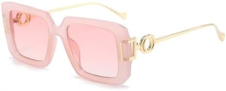 

Тренды 2027 года: квадратные панк-солнцезащитные очки для женщин и мужчин, градиентные солнцезащитные очки, очки для активного отдыха с защитой от УФ-излучения UV400 MTZJH, Pink Pink