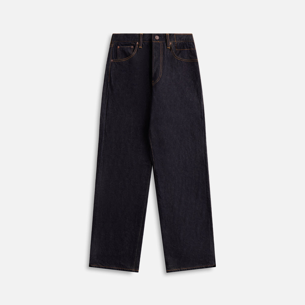 

Брюки Visvim Social Scultpure 01 Wide Raw Mud OD, синий