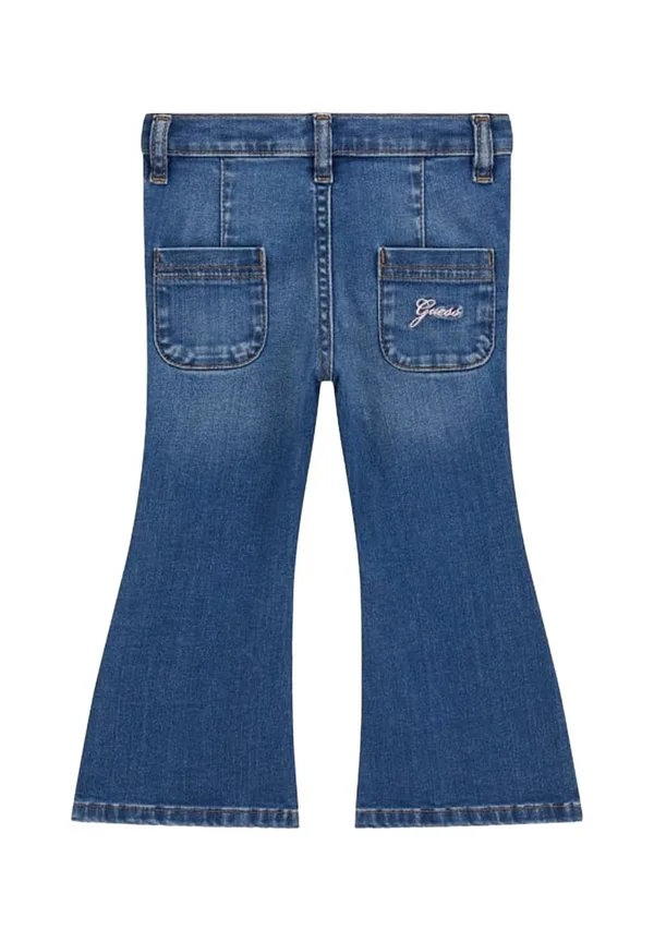 Расклешенные джинсы Guess, Blu Denim — фото 2