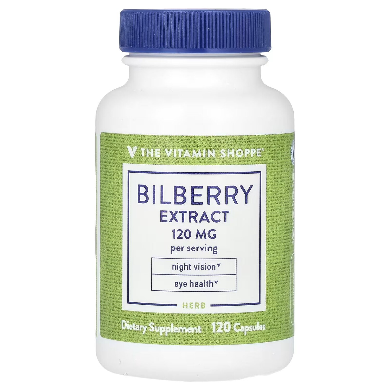 

Экстракт черники, 120 мг, 120 капсул (60 мг на капсулу) The Vitamin Shoppe