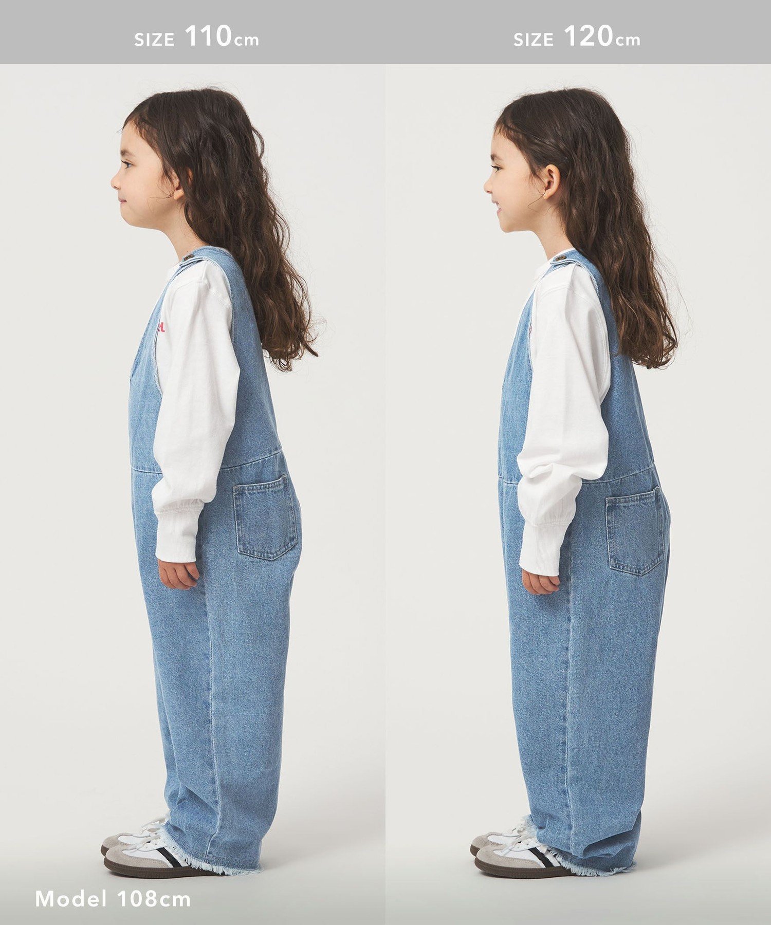 Джинсовый комбинезон / Детский 100-160 см United Arrows Green Label Relaxing, LT.BLUE — фото 2