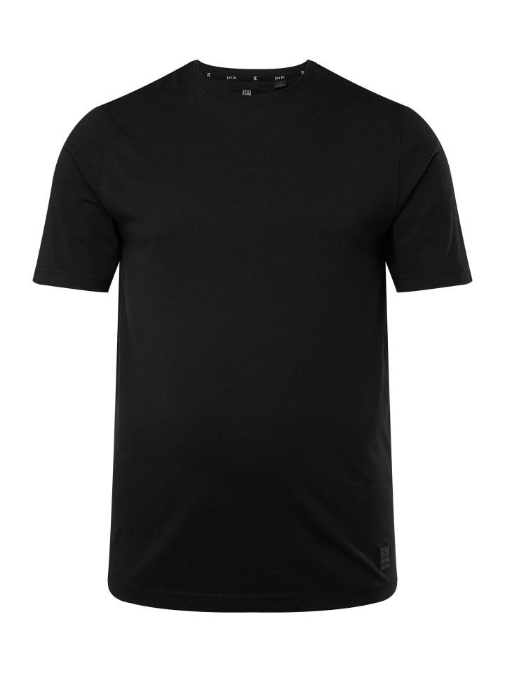 

Футболка с короткими рукавами черного цвета JP1880, Черный, Футболка с короткими рукавами черного цвета JP1880