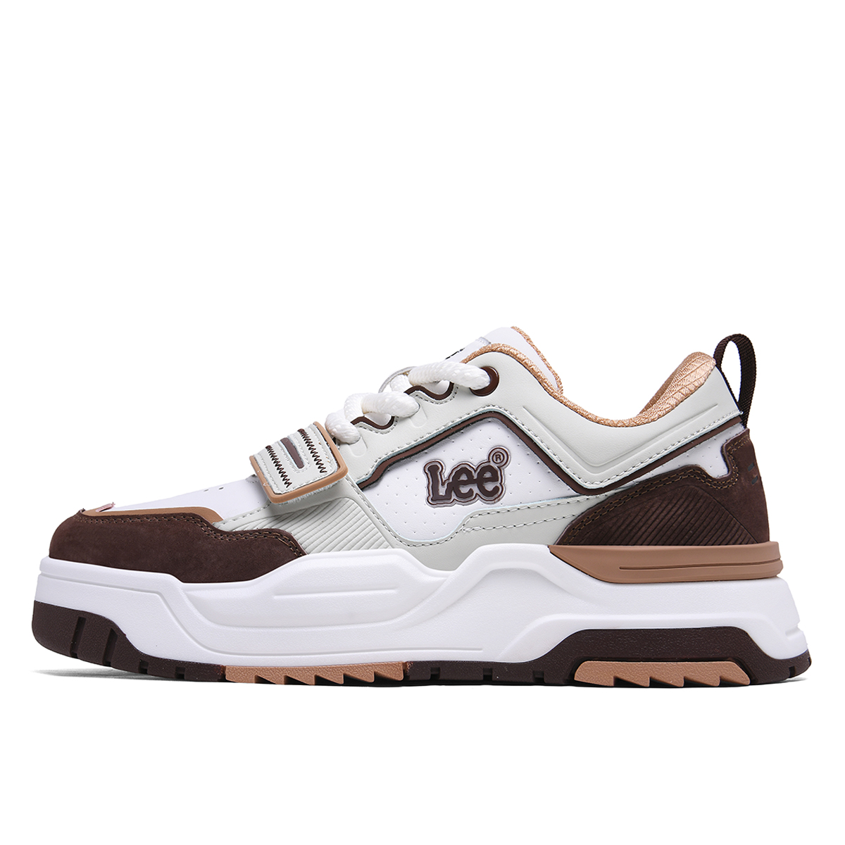 

Lee Мужские скейтерские кроссовки Low top Black White/Navy Blue/Brown