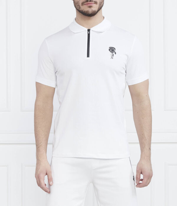 

Рубашка поло Regular fit Karl Lagerfeld, белый