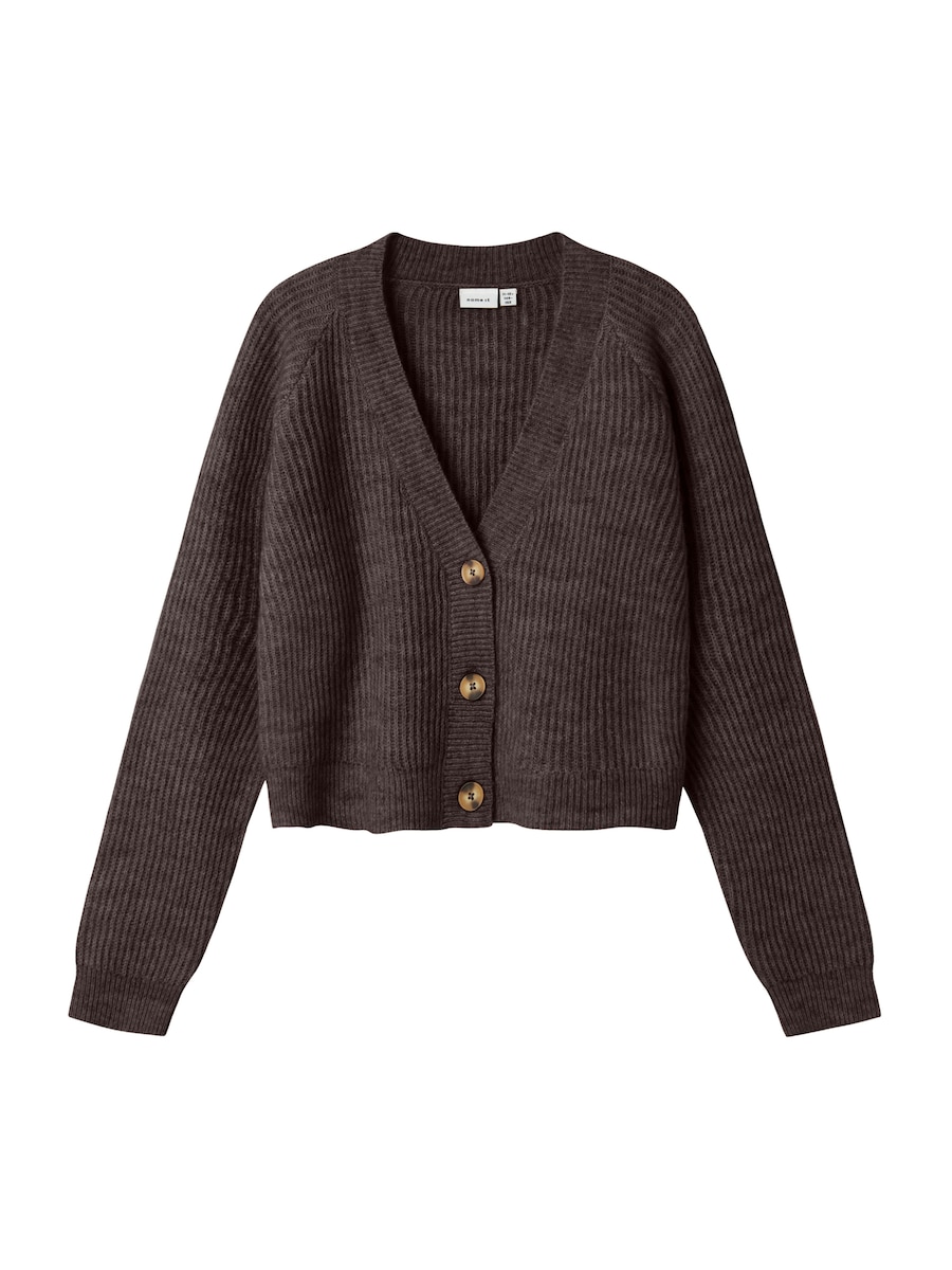 

Вязаный кардиган NAME IT NKFHOLLY, темно-коричневый