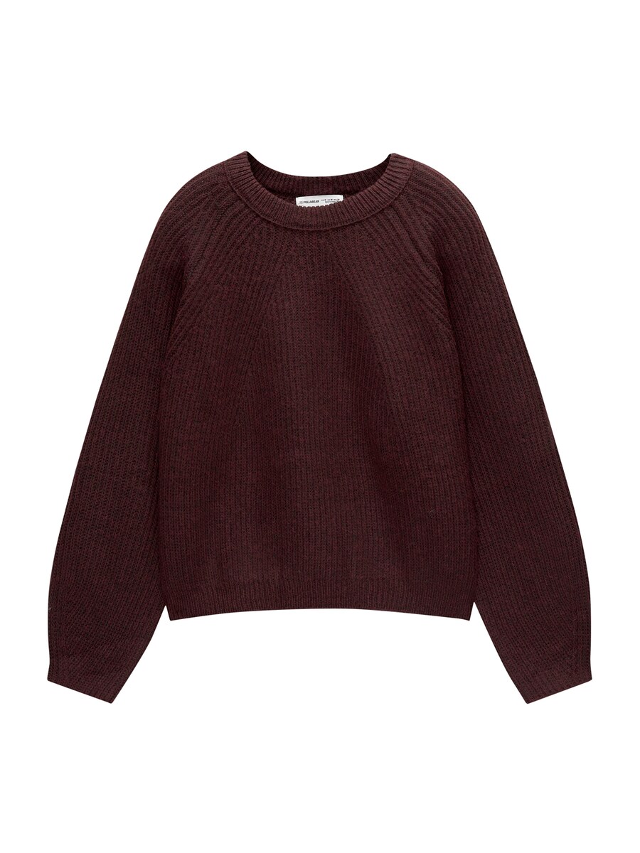 

Свитер Pull&Bear, цвет Wine red