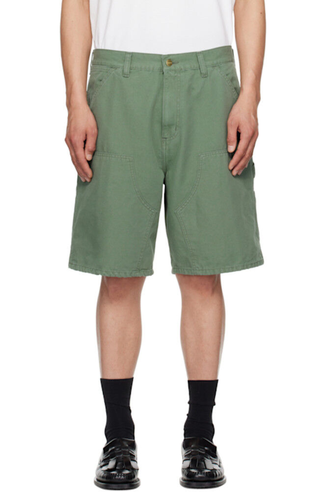 

Зеленые шорты с двойным коленом Carhartt Work In Progress
