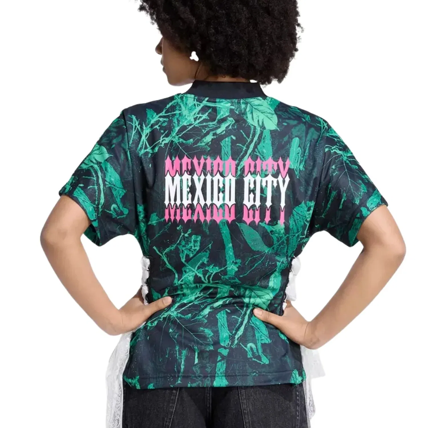 Футболка Adidas Mexico Reconstructed Asia Sizing 'Multicolor' KE2293, мультиколор — фото 2