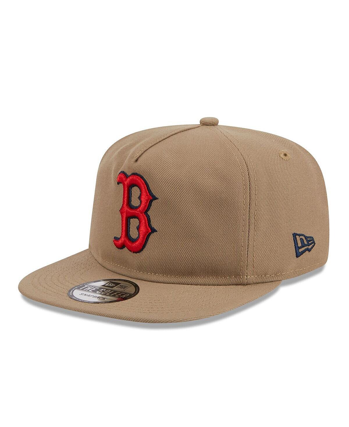 

Мужская регулируемая кепка цвета хаки Boston Red Sox Golfer New Era