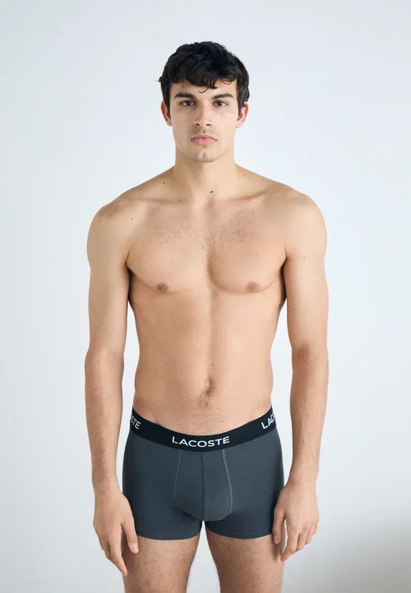 Трусы 5 pack Lacoste, серый/черный