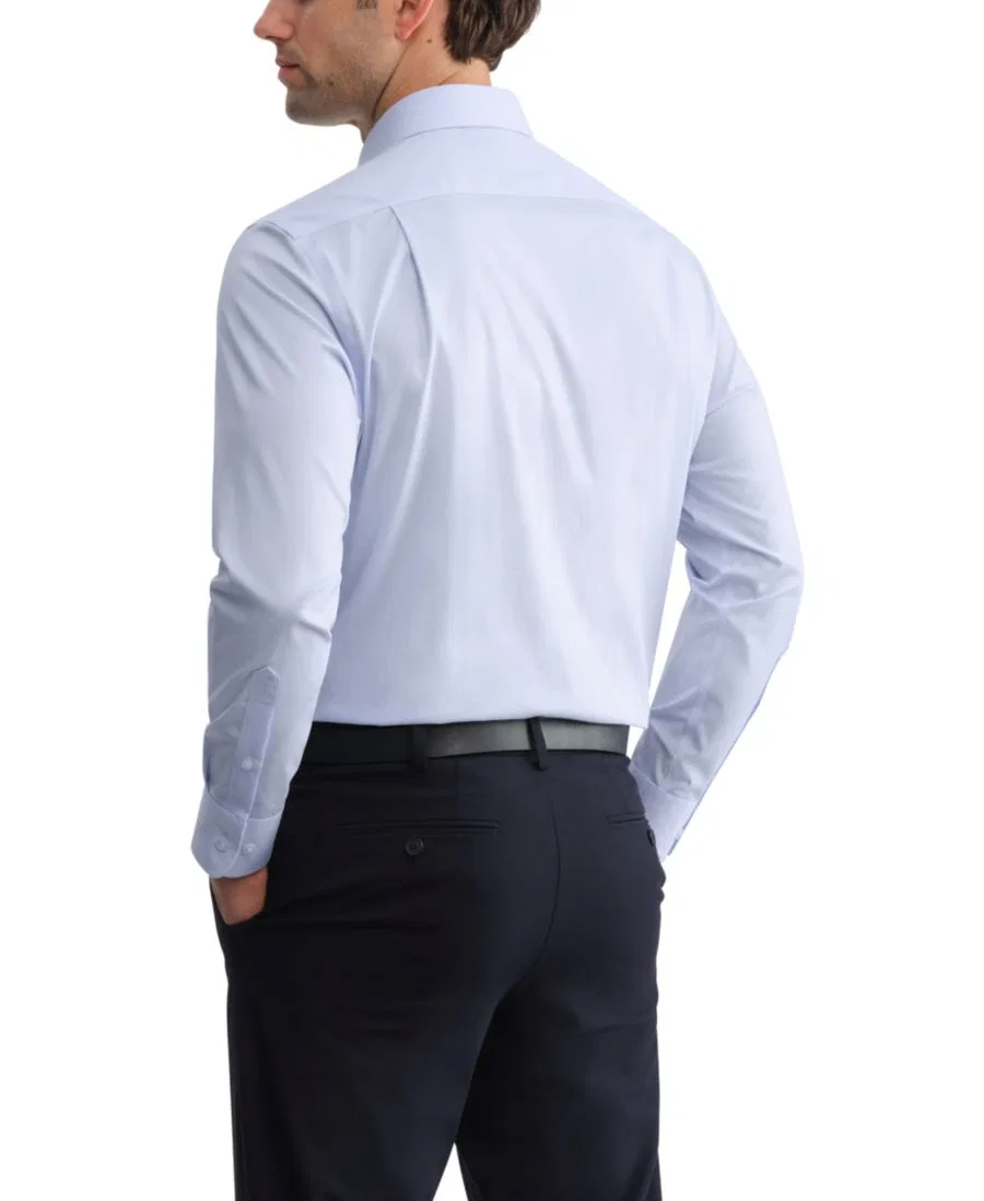 Мужская рубашка TH Flex Twill Regular-Fit Tommy Hilfiger, Classic Blue — фото 2
