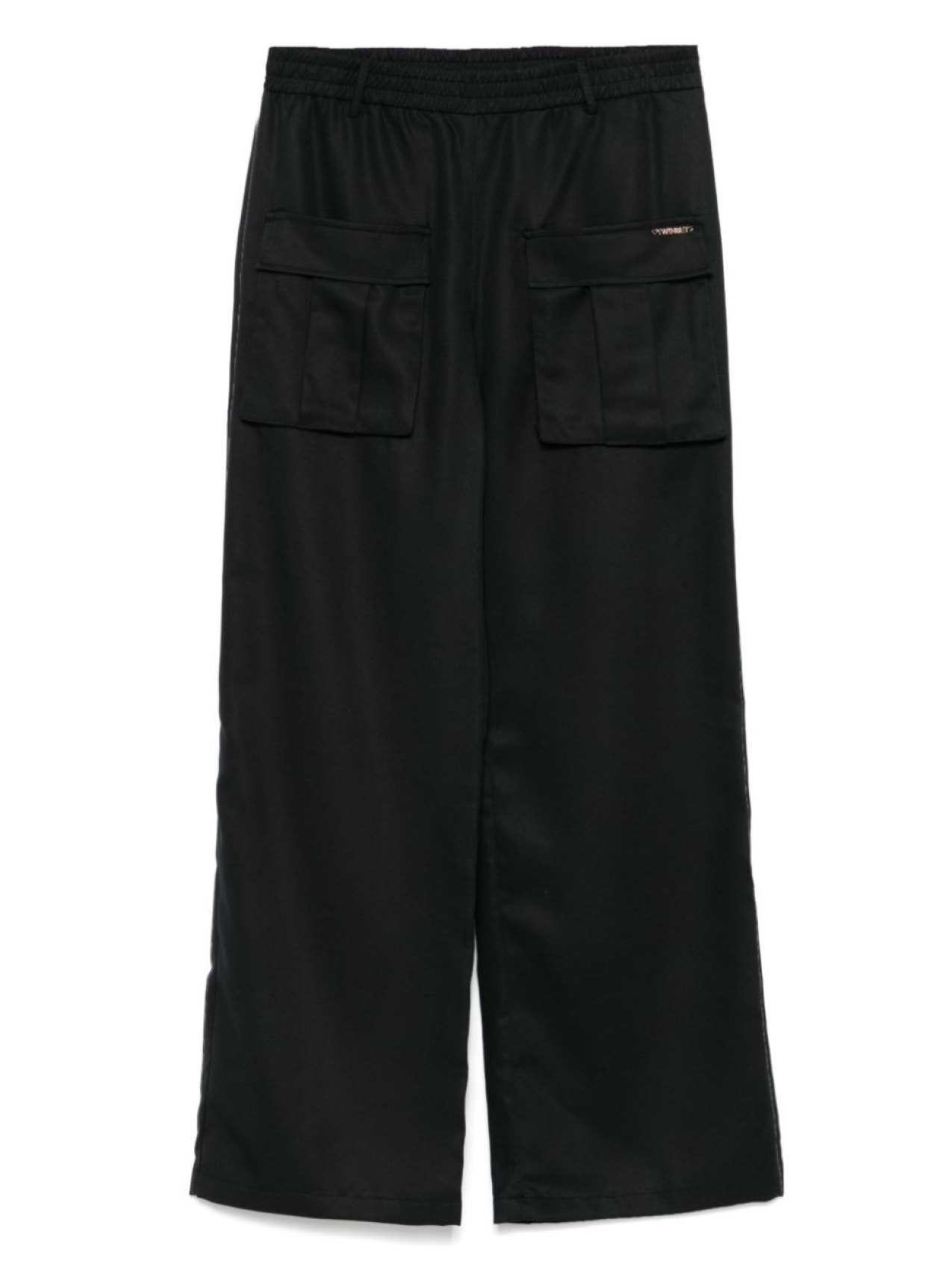 

TWINSET Kids брюки с логотипом, черный