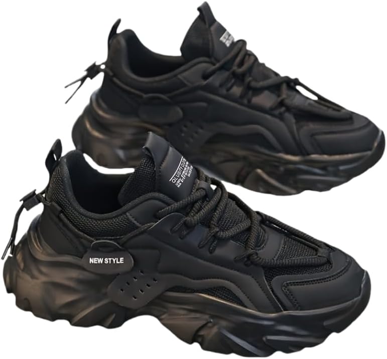 

Модные толстые подошвы, увеличивающие высоту, повседневные белые обуви, удобные мягкие подошвы, устойчивые к износу спортивные беговые кроссовки для всех сезонов Hoalox