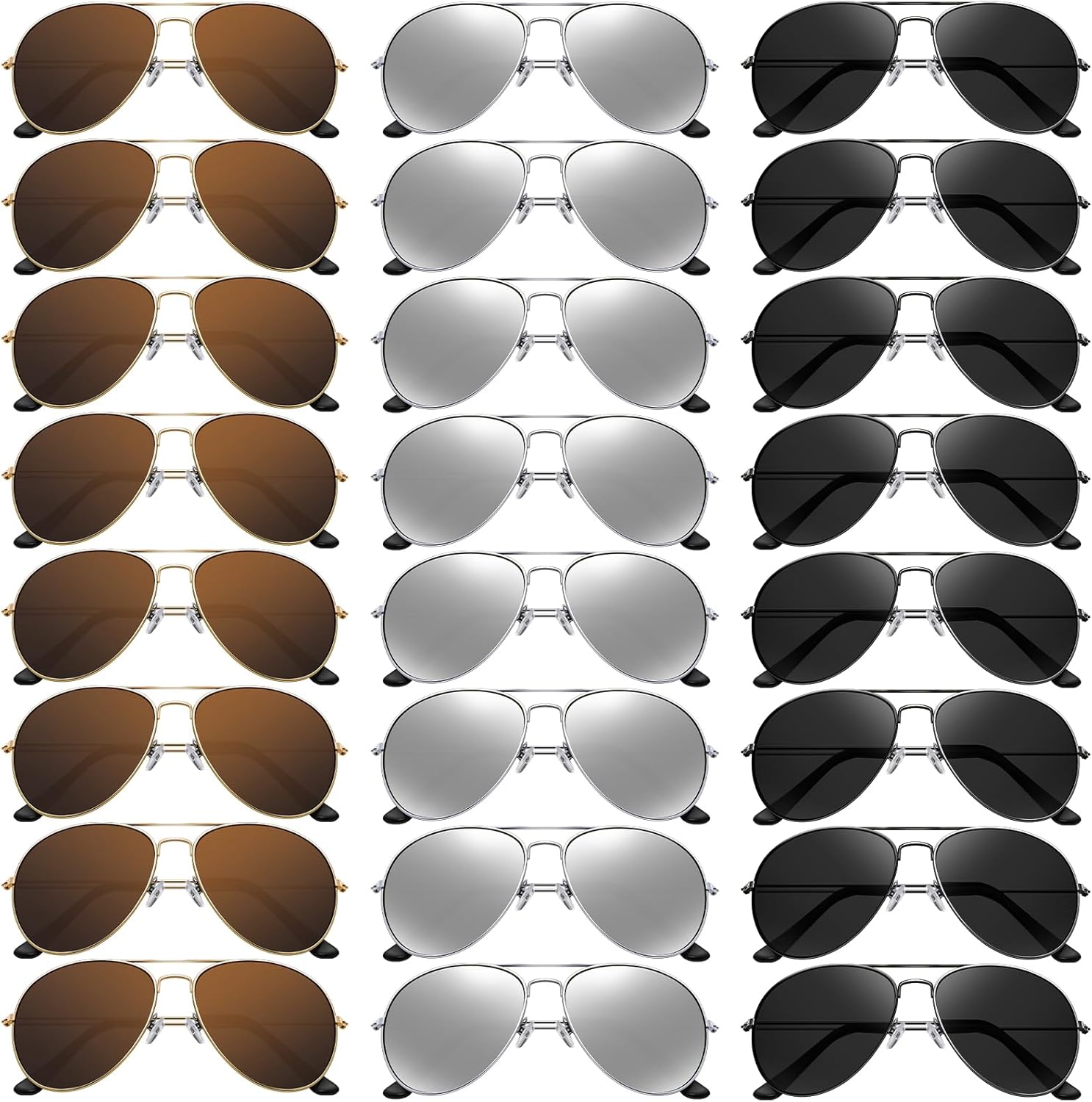 

Набор из 25 классических солнцезащитных очков Mepase Pilot для мужчин и женщин, поляризованные, в стиле милитари, для вождения, винтажные, с защитой от УФ-излучения, Fashionable