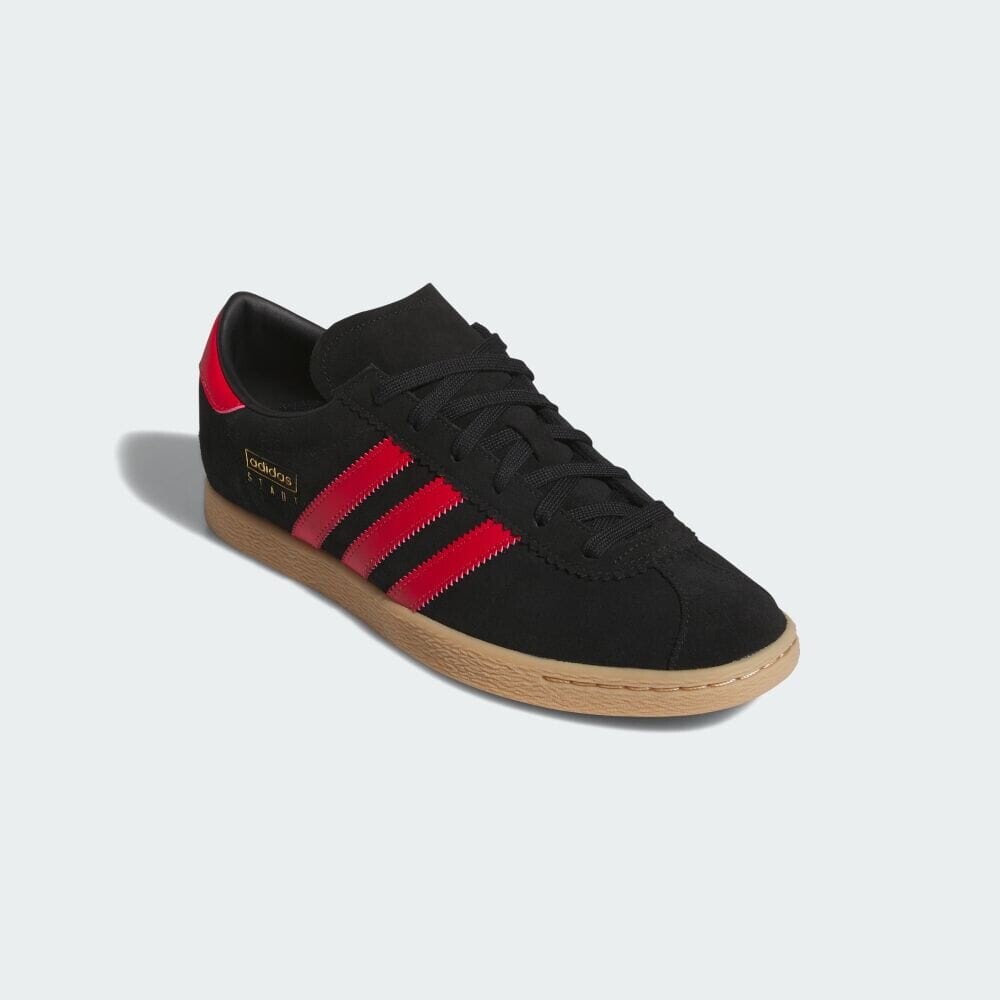 Кроссовки Adidas STADT, цвет Black/Better Scarlet/Gold Metallic — фото 4