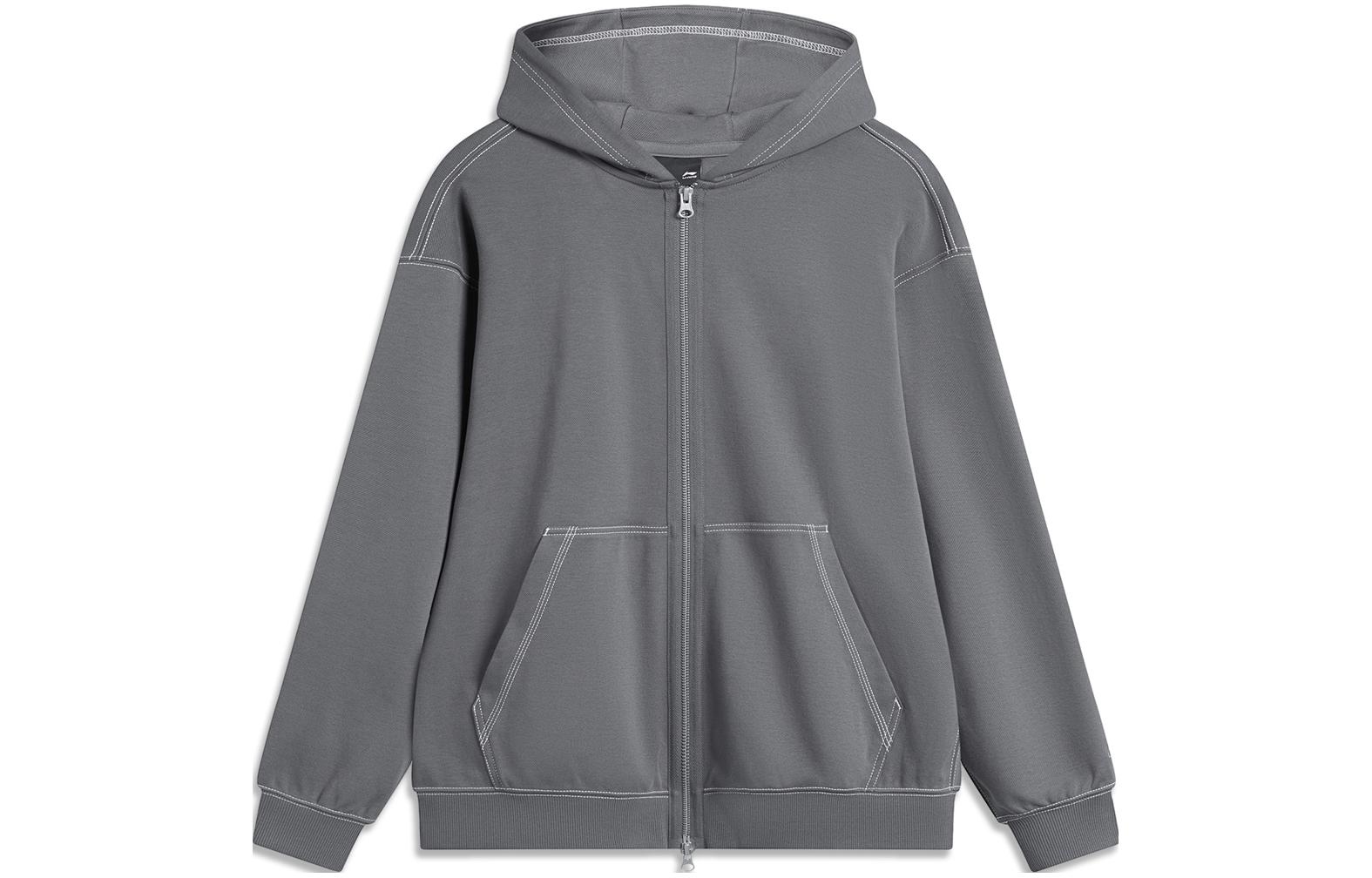

Куртка LiNing унисекс грозовой серый, Розовый, Куртка LiNing унисекс грозовой серый