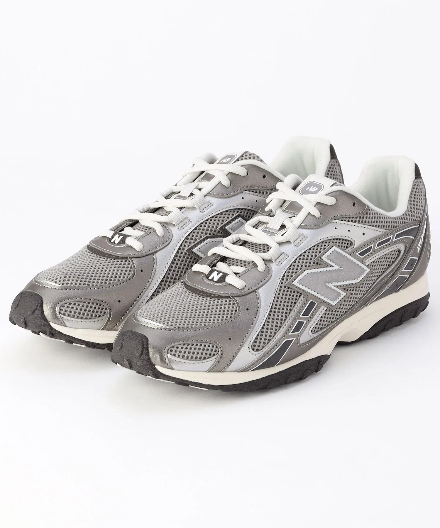 Мужские кроссовки New Balance U204L серебряные
