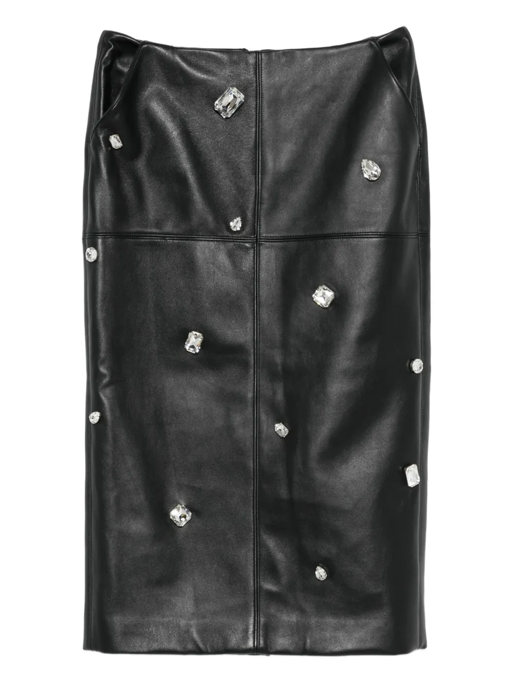 

Юбка, украшенная кристаллами David Koma, черный