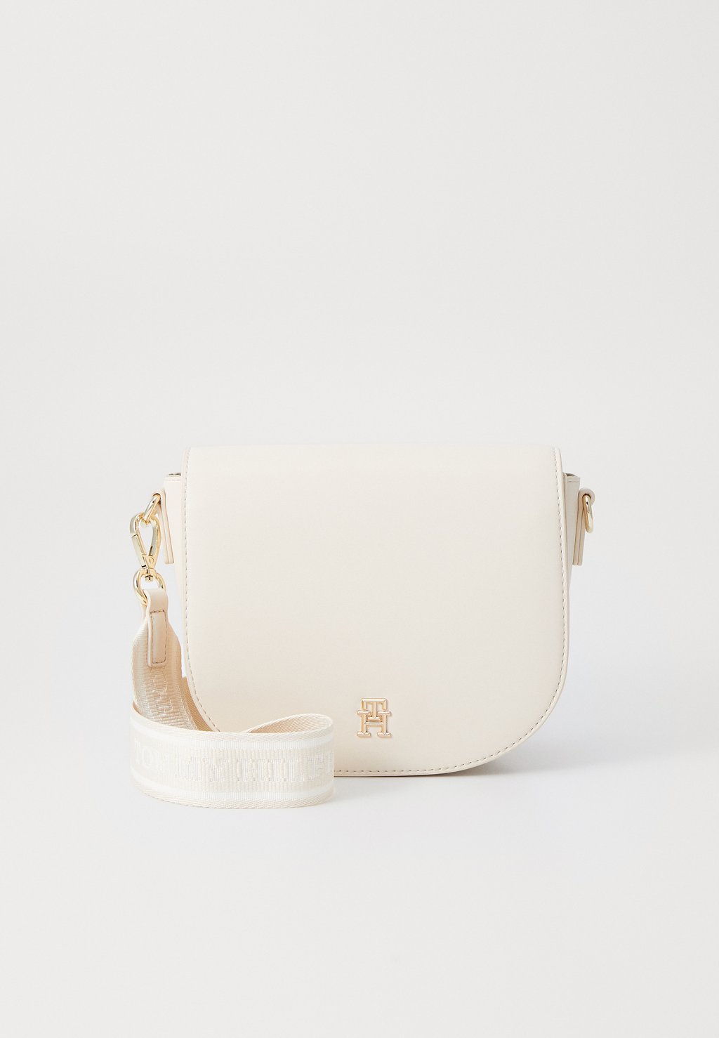 

Сумка через плечо LOGOTAPE SADDLE BAG - Across body bag Tommy Hilfiger, бежевый