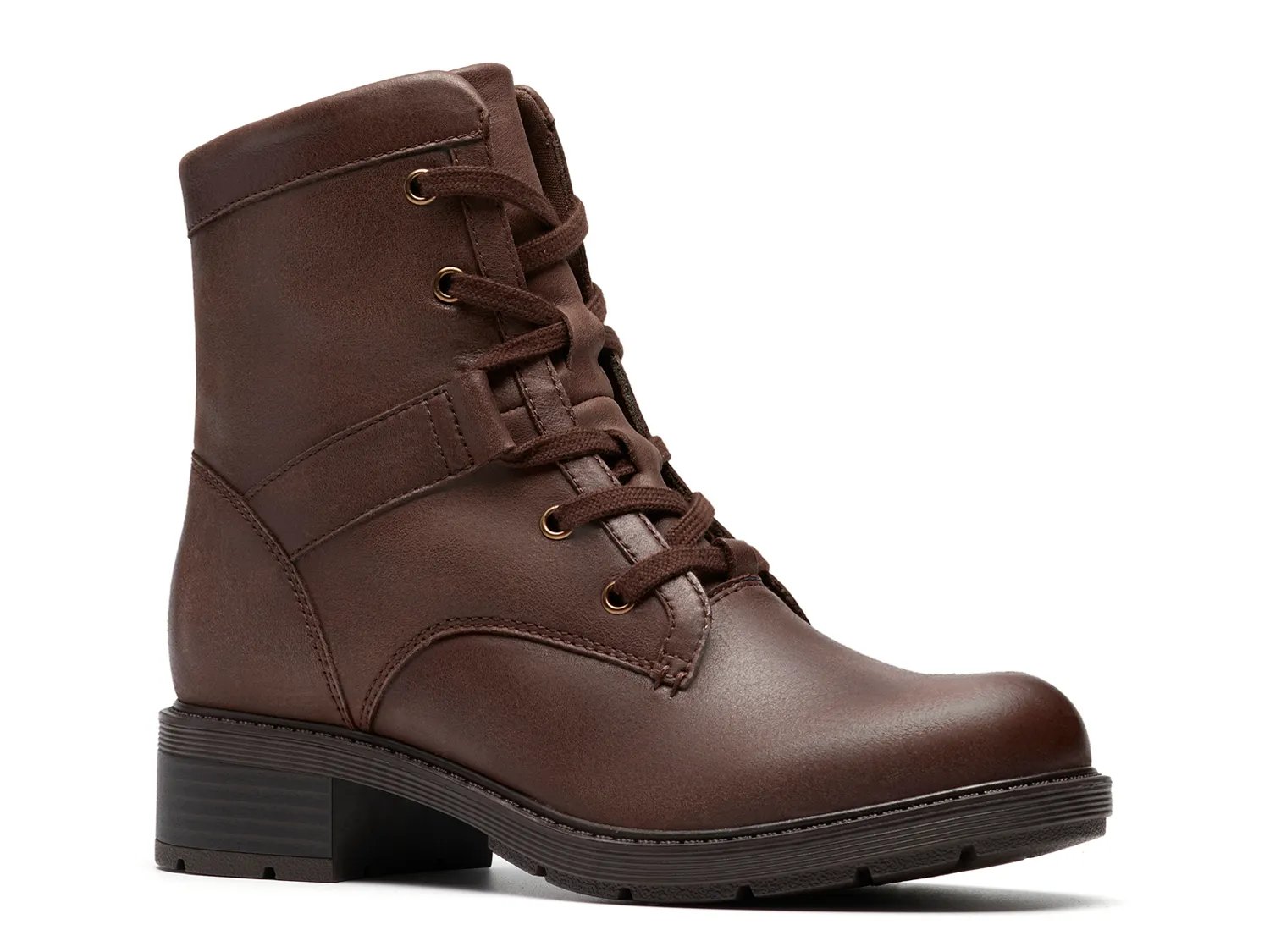 Ботинки Clarks Hearth Parker Bootie, Brown Leather