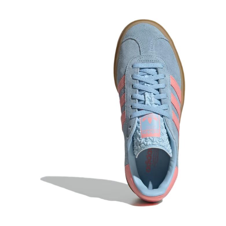 Adidas Gazelle Bold J 'Clear Sky Semi Pink Spark' Adidas Originals, синий/розовый — фото 4