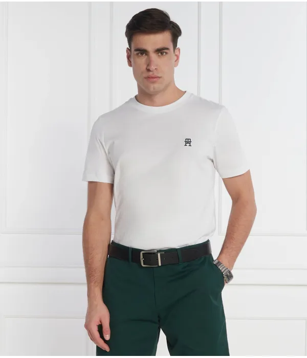 Футболка с монограммой imd tee Regular fit Tommy Hilfiger, белый — фото 3