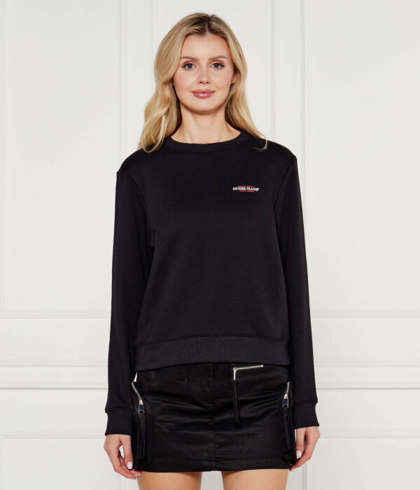 

Толстовка женская Guess Jeans Regular Fit, черный