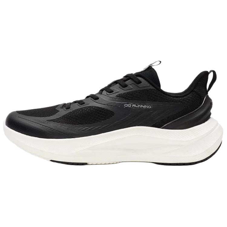 

QIAODAN Износостойкие кроссовки Balance Low Top Casual для бега, мужские, черно-белые