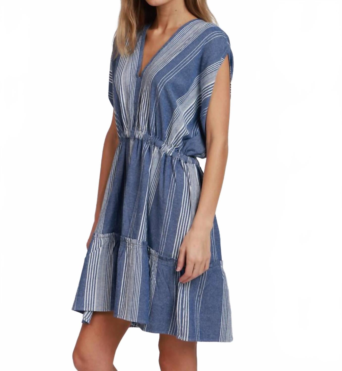 

Платье Malibu в полоску индиго Dylan