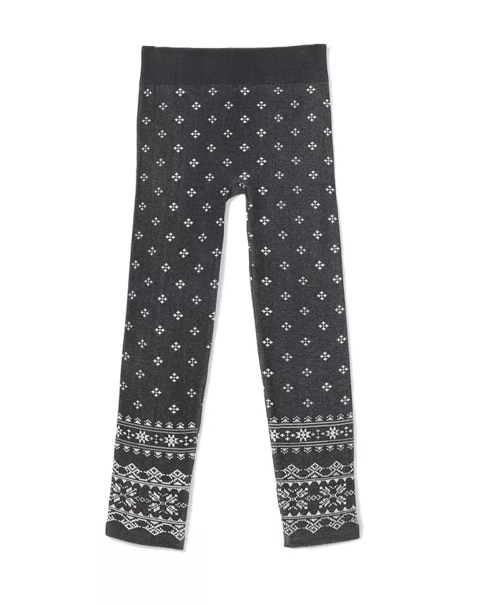 

Колготки Big Girls Fairisle бесшовные Hue, черный