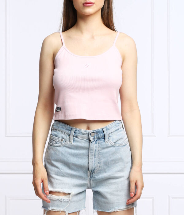

Базовая футболка Cropped fit Superdry, розовый