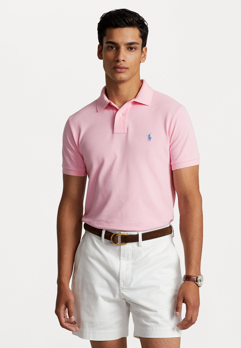 

Рубашка поло THE ICONIC MESH POLO SHIRT Polo Ralph Lauren, светло-розовый