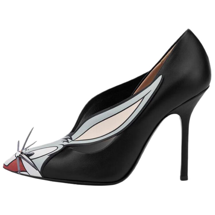 MOSCHINO Туфли на высоком каблуке TUBAGE x Slim Heel, женские, черные