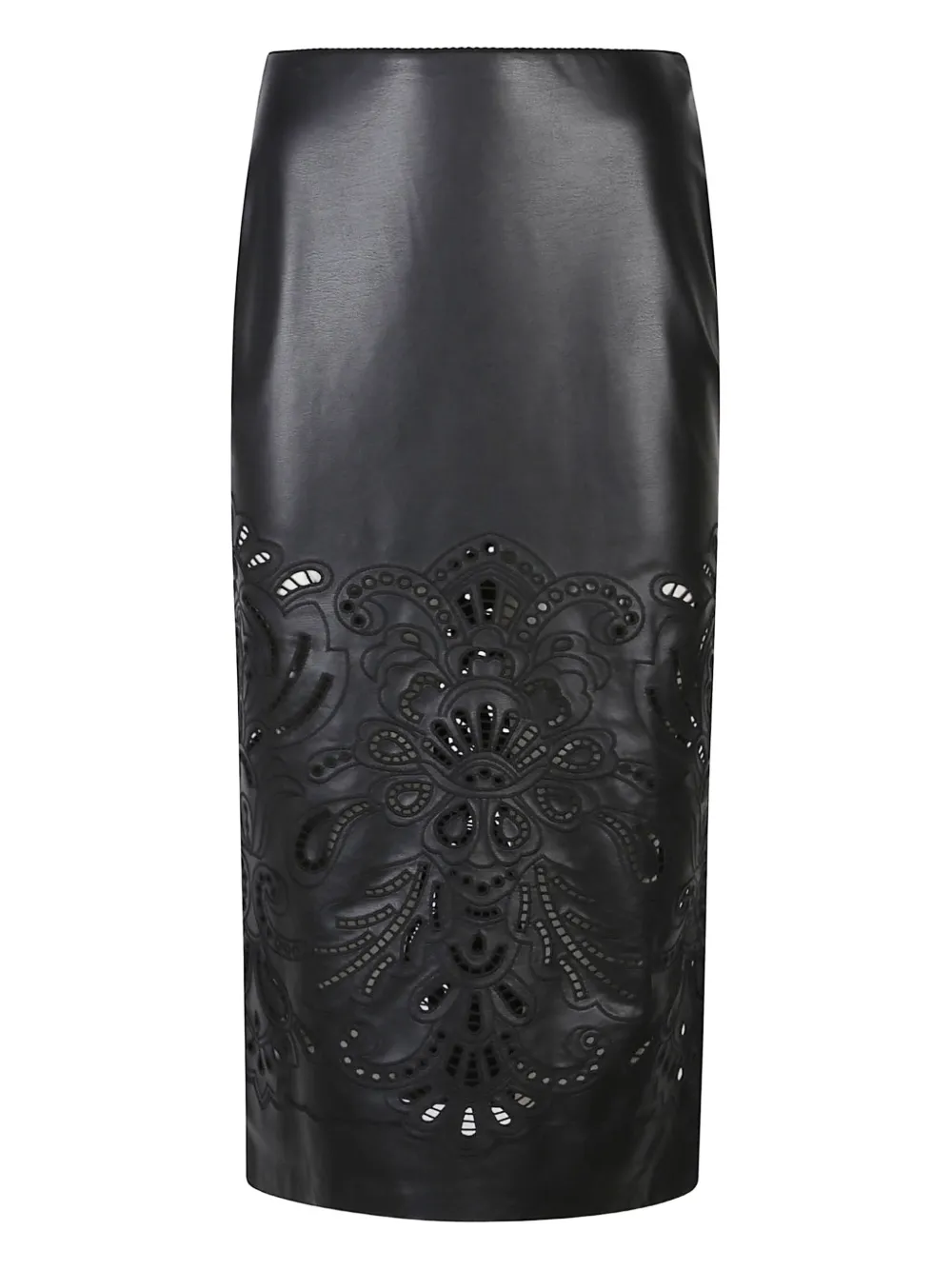 

Юбка с лазерной перфорацией ERMANNO FIRENZE, черный