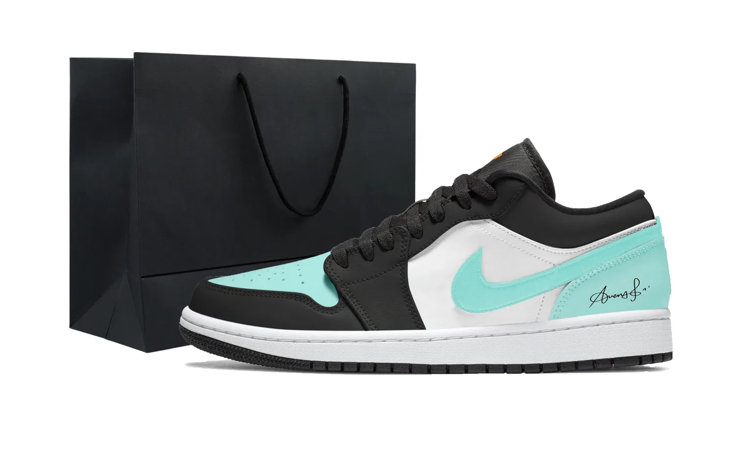 Кроссовки баскетбольные низкие Air 1 Mint Dark Tone Green Jordan