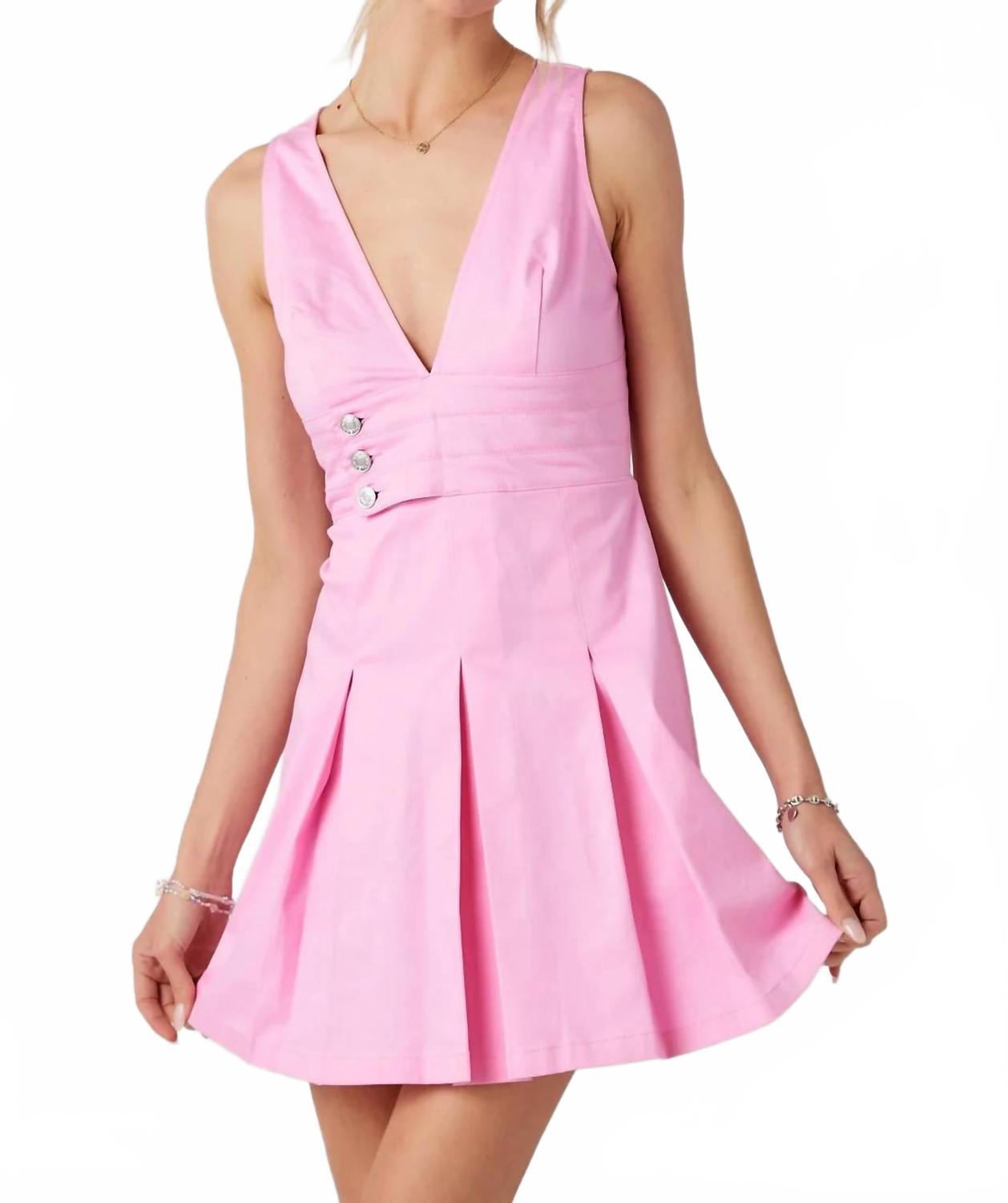 

Лейла Безрукавное Платье-футляр в ярко-розовом цвете BABY PINK