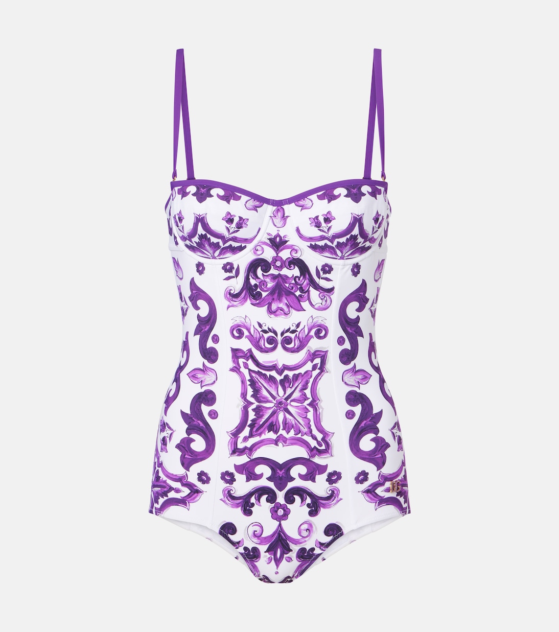 

Купальник балконет Majolica Dolce&Gabbana, Mix Maiolica Viola