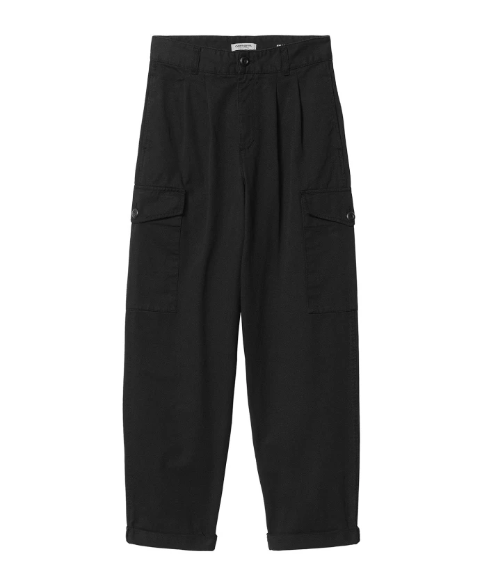 

Брюки Collins из твила из натурального хлопка Carhartt Wip, черный