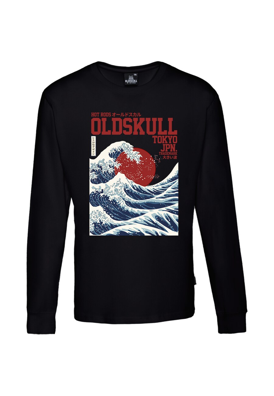 

Рубашка Oldskull Asian Big W, черный